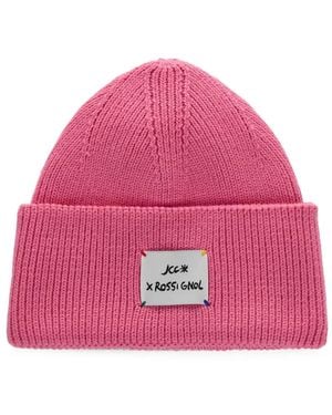Rossignol Gorro Con Parche Del Logo Jcc - Rosa