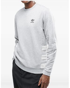 adidas Street Modern Crew Sweatshirt Mit Logo - Grau