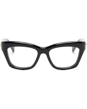Gucci Brille Mit Cat-Eye-Gestell - Schwarz