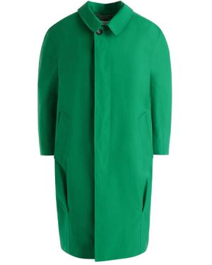 Bally Pleat-Detailed Coat - Green