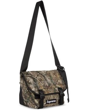 Supreme Denim "Camo" Crossbody Bag - Black