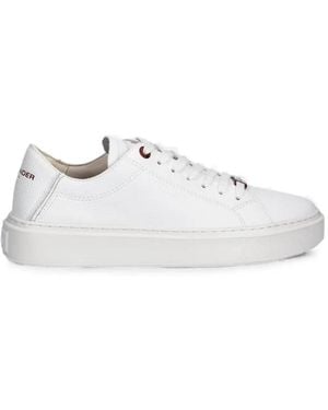 Alexander Smith London Pebbled-Leather Sneakers - White