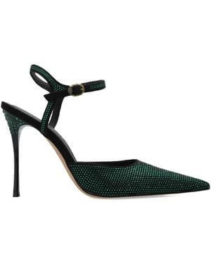 Kurt Geiger 105Mm Eagle Point Ankle Strap Pumps - Black