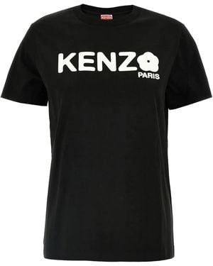 KENZO Boke Flower 2.0 Cotton T-Shirt - Black