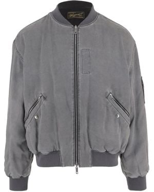 WOOYOUNGMI Quilted Reversible Bomber Jacket - Grey