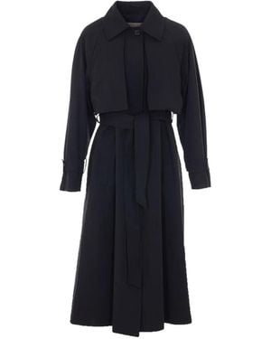 Herno Belted Trench Coat - Blue