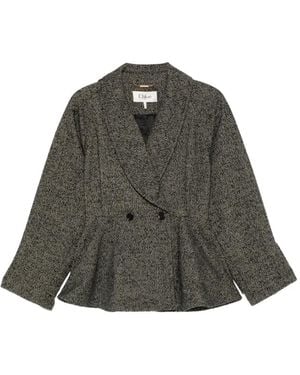 Chloé Double-Breasted Flared Jacket - Green