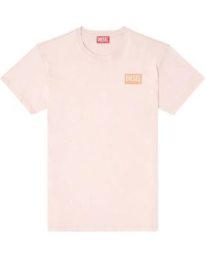 DIESEL 'T-Normy-S6' T-Shirt - Pink