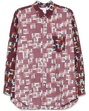 Comme des Garçons Pop-Art Print Shirt - Red