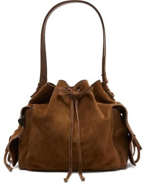 Acne Studios Schoudertas Met Meerdere Zakken - Bruin