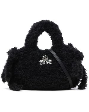 Simone Rocha Baby Egg ミニバッグ - ブラック