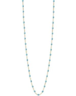 Gigi Clozeau 14K Bead Necklace - White