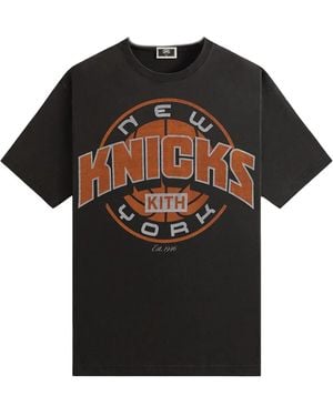 Kith X New York Knicks Showtime Vintage T-Shirt - Schwarz