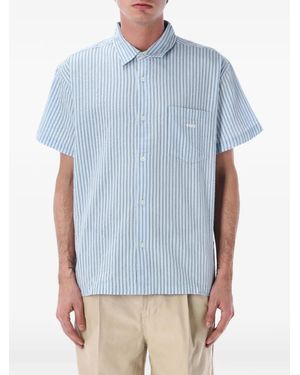 Obey Alan Striped Shirt - Blue