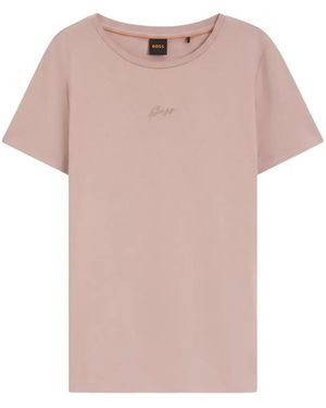BOSS Slim-Fit Cotton T-Shirt - Blue