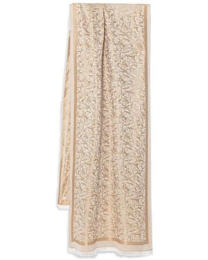 Trussardi Fular Deshilachado Tejido En Jacquard - Neutro