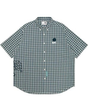 Aape By A Bathing Ape Kariertes Hemd - Blau