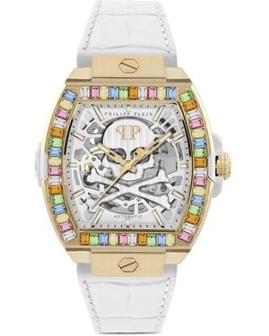 Philipp Plein The Skeleton Baguettes Watch - Metallic