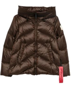 AFTER LABEL Helsinky Hooded Jacket - Brown
