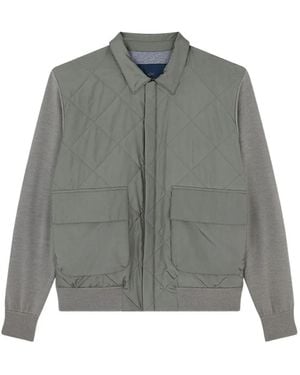 Paul & Shark Diamond-Quilted Jacket - Gray