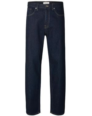 SELECTED Dark- Pants - Blue