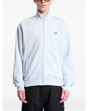 Fred Perry Veste De Sport À Logo Brodé - Blanc