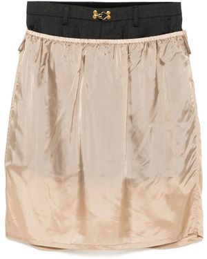 Kolor Layered Shorts - Natural