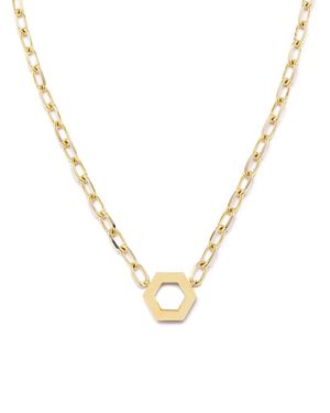 Harwell Godfrey Collar hexagonal en oro amarillo de 18kt - Metálico