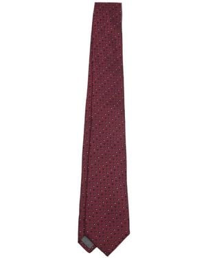 Brunello Cucinelli Dotted Tie - Purple