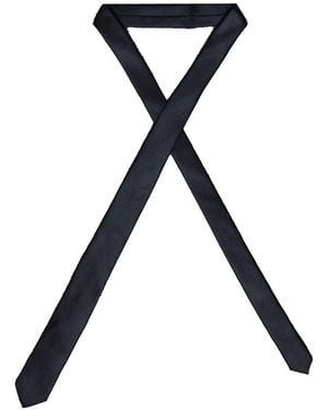 ROBERTO CLERICI Honeycomb-Weave Tie - Black