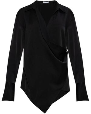 Helmut Lang Wrap Hemd - Schwarz