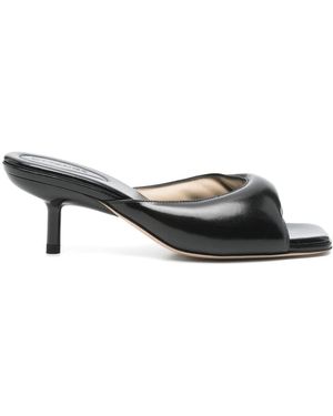 OTTANGE 65Mm Leather Mules - Black