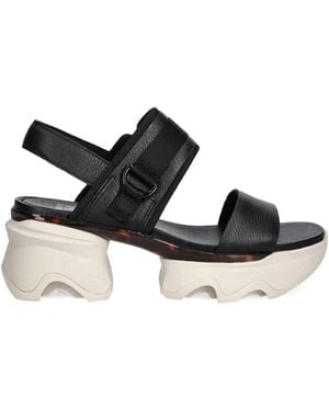 Sorel 65Mm Kinetic Impact Sandals - Black