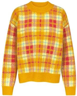 Simon Miller Calder Plaid Jumper - Yellow