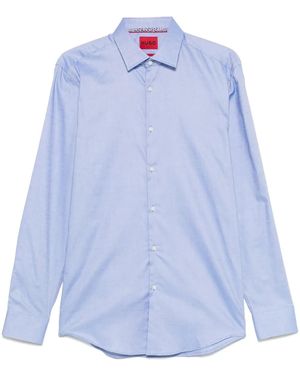 HUGO Cotton Shirt - Blue