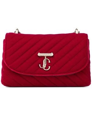 Jimmy Choo Bandolera Curve Pequeño - Rojo