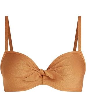 Marlies Dekkers Dorada Padded Push-Up Bikini Top - Brown
