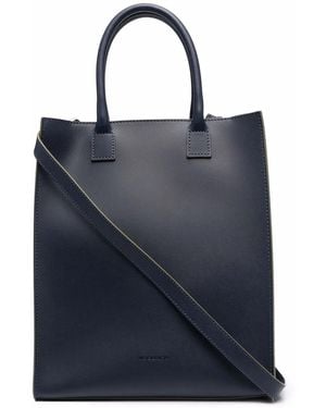 Woolrich Bolso Shopper Con Logo En Relieve - Azul