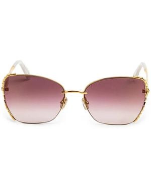 BVLGARI Serpenti Viper Cat-Eye-Frame Sunglasses - Pink
