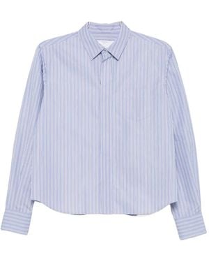 Sacai Striped Shirt - Purple