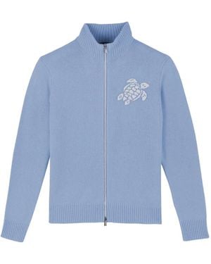 Vilebrequin Cardigan À Fermeture Zippée - Blue