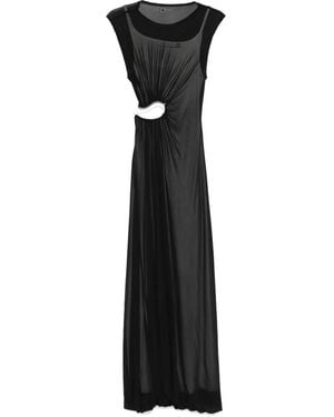 Christopher Esber Cut-Out Draped Maxi Dress - Black