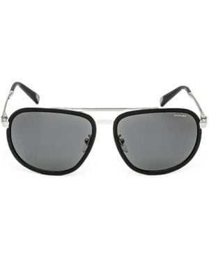 Chopard Schc31 Pilot-Frame Sunglasses - Black