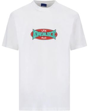 AWAKE NY ロゴ Tシャツ - ホワイト