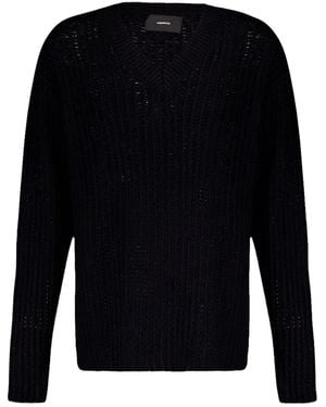 Commas Maglione Con Scollo A V - Nero