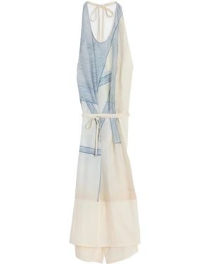 Lemaire X Philippe Weisbecker Apron Midi Dress - Blue