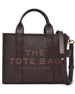 Marc Jacobs The Leather Small Tote Bag - Brown