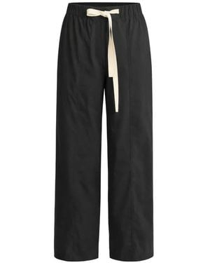Lee Mathews Tie-Waist Trousers - Black