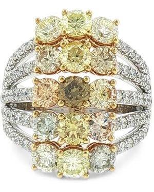 HYT Jewelry Diamond Cocktail Ring - Metallic