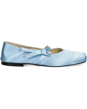 KENZO Ballerinas Aus Satin - Blau